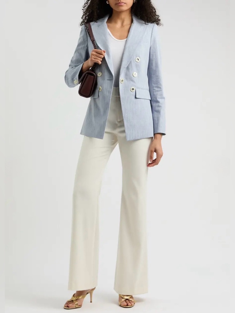 Veronica Beard Gaya Metallic Pinstripe Blazer - Picture 6 of 13